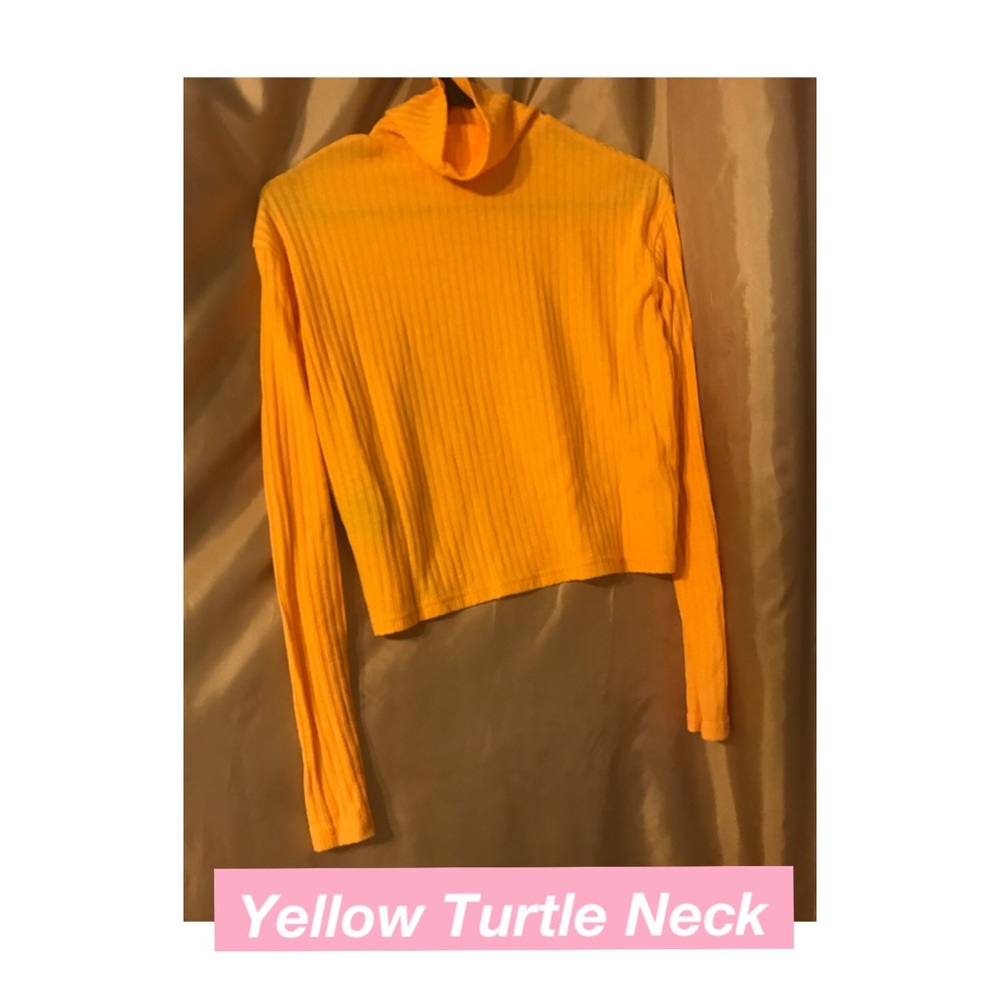 Yellow Turtle Neck